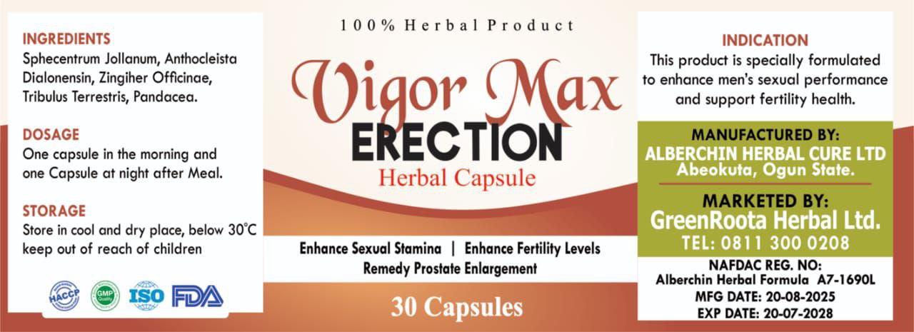 Vigormax errection